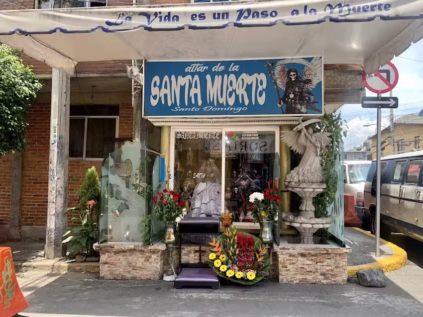 Altar De La Santa Muerte Santo Domingo