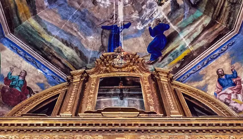Capilla de San Francisco de As&iacute;s, Pante&oacute;n de Calixtlahuaca