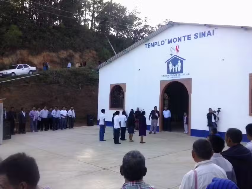 Familia cristiana de Quiatoni