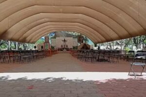 Iglesia al aire libre san Juan Bautista