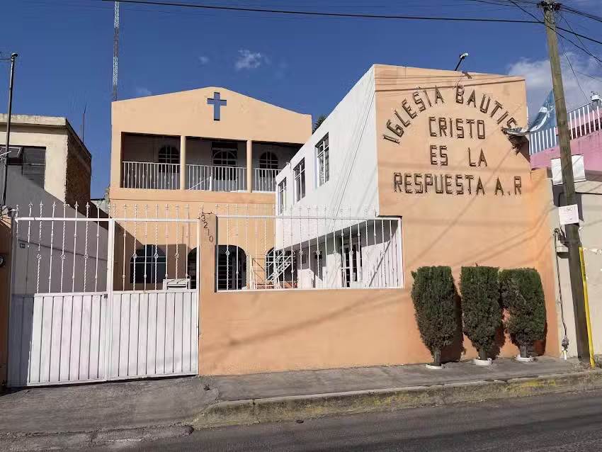 IGLESIA BAUTISTA CRISTO ES LA RESPUESTA A.R