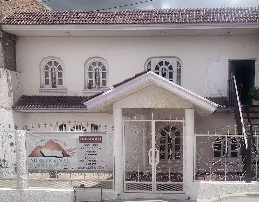 Iglesia B&iacute;blica Bautista Fundamental Monte Sina&iacute;