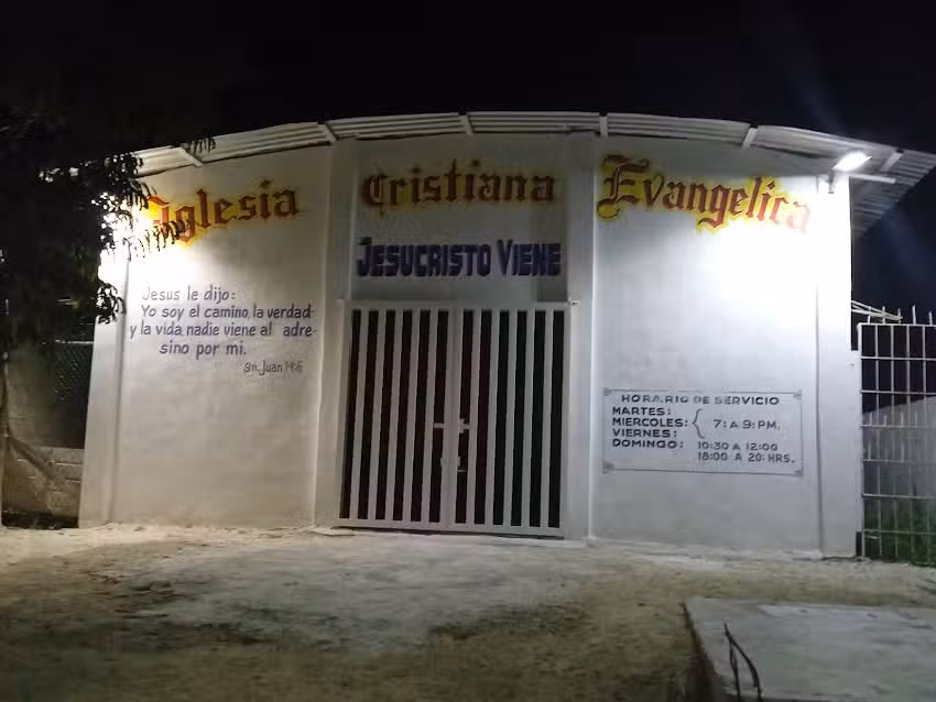 IGLESIA CRISTIANA EVANGELICA &ldquo;JESUCRISTO VIENE&rdquo;