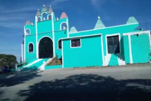 Iglesia cristiana Jes&uacute;s es el camino color turquesa