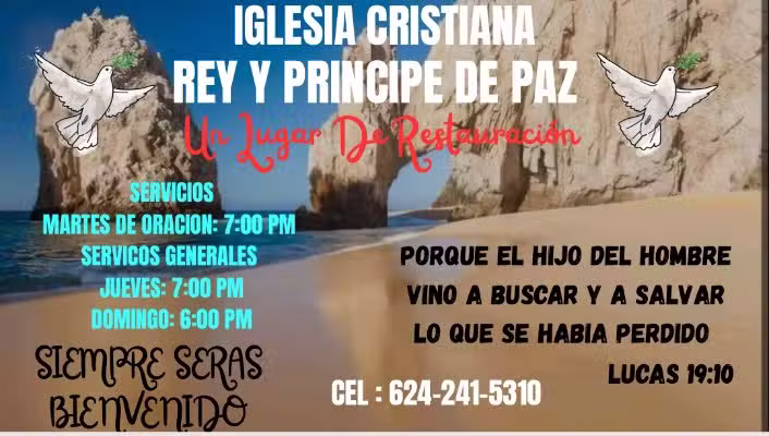 Iglesia Cristiana Rey Pr&iacute;ncipe de Paz Gastelum