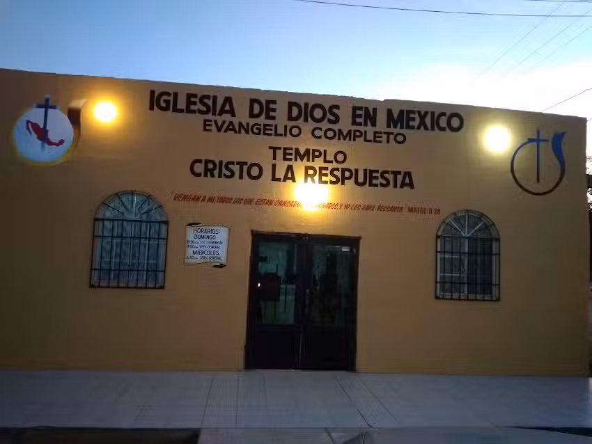 Iglesia de Dios en M&eacute;xico ECAR &uml;Cristo la Respuesta&uml;
