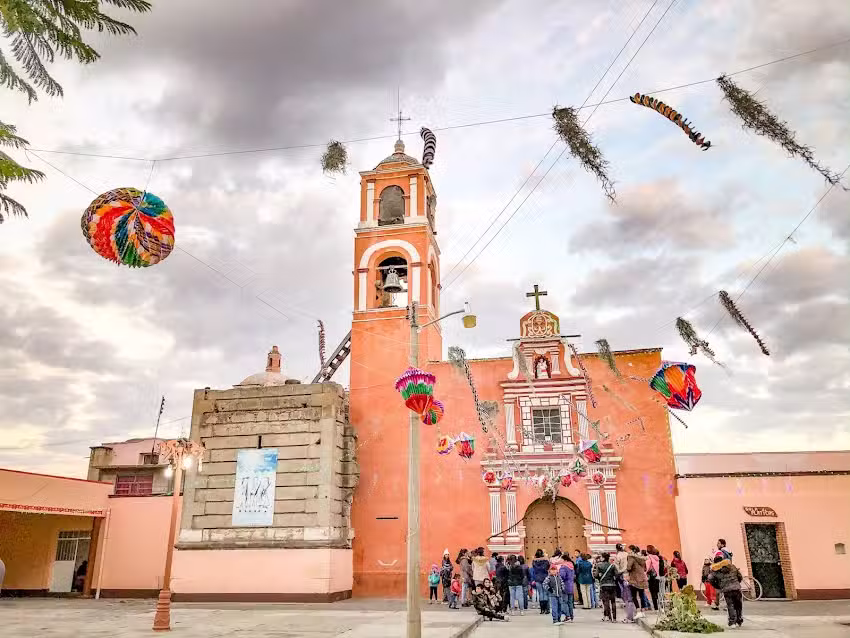 Iglesia De San Lorenzo Cuapiaxtla Tlaxcala