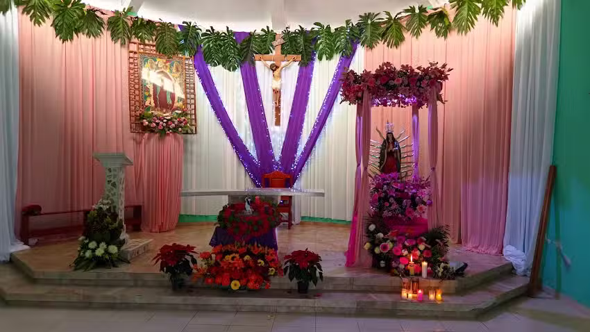 Iglesia en honor a la Virgen Mar&iacute;a de Guadalupe; El Retiro.