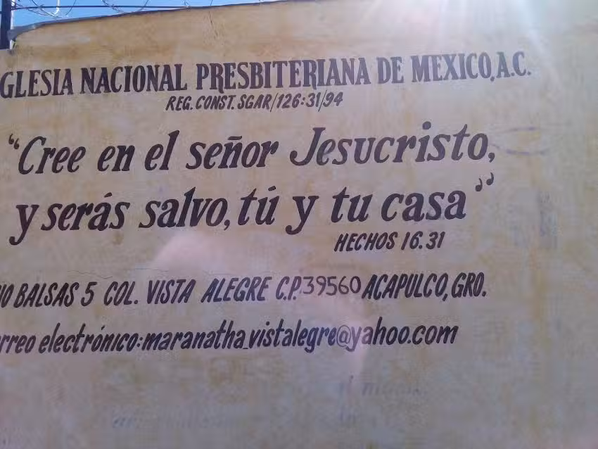Iglesia Nacional Presbiteriana de M&eacute;xico A.C.