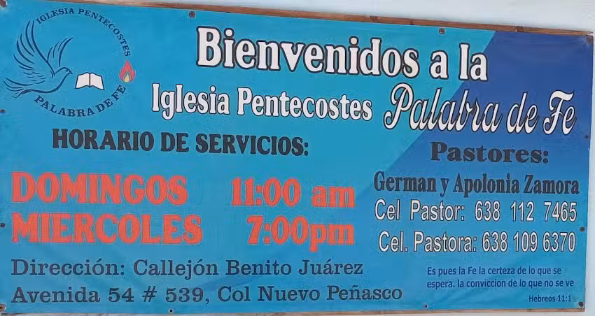Iglesia pentecostes palabra de fe