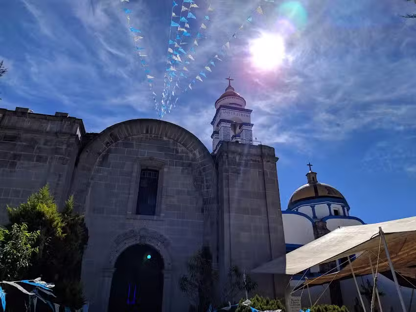 Parroquia de San Mart&iacute;n Obispo Xaltocan en Tlaxcala