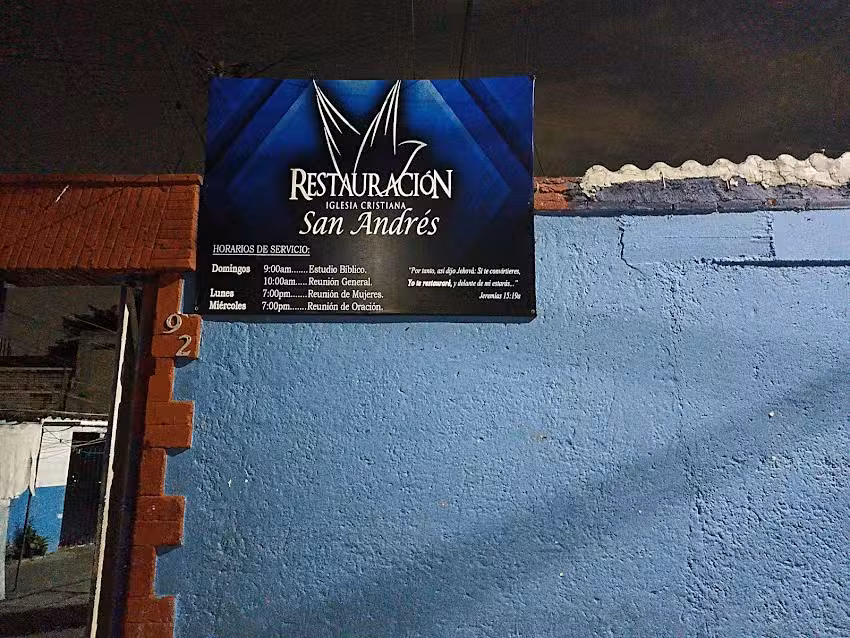 Restauraci&oacute;n Iglesia Cristiana San Andres