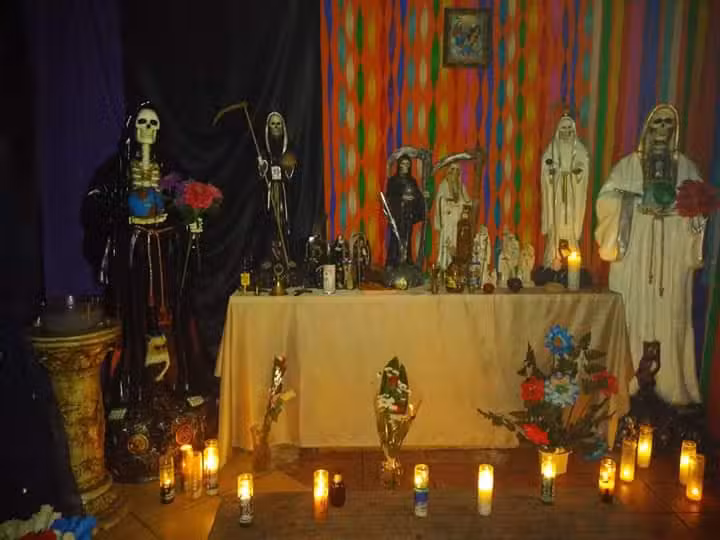Templo de sanaci&oacute;n de La Santa Muerte
