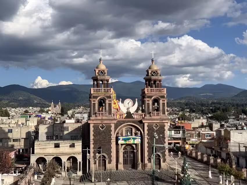 Templo del barrio de Santiaguito